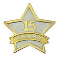 Year of Service Star Pin - 15 Year